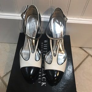 White House Black Market black & white shoes - 8M